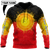 Custom name Aboriginal Flag Indigenous Sun Painting Art 3D design shirts
