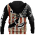 Custom name Hooked on fishing America design 3d print shirts