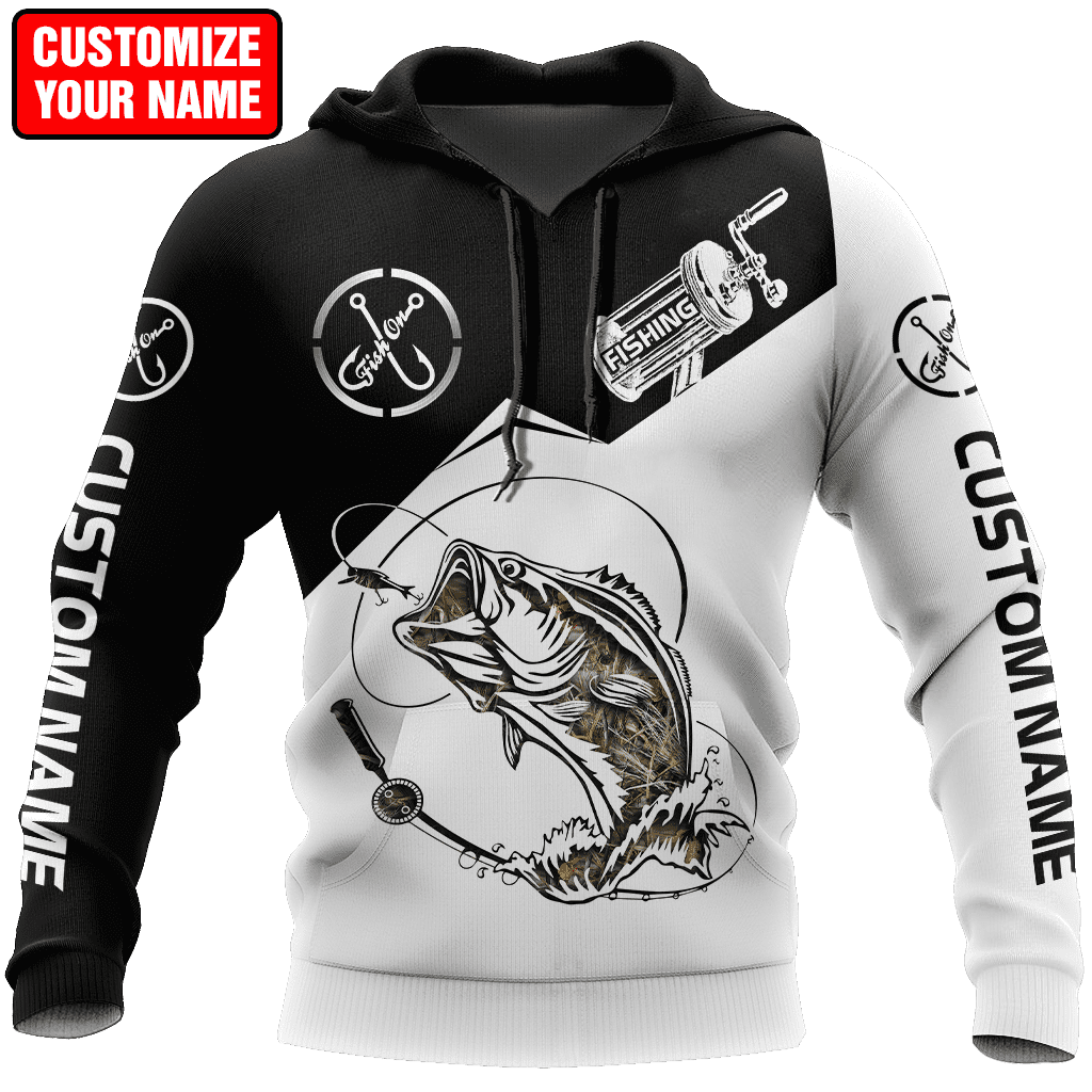 Custom name Bass fishing Realtree fishing shirts for men and women