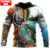 Bass Fishing Line Orange Camo Custom name fishing shirts for men and women