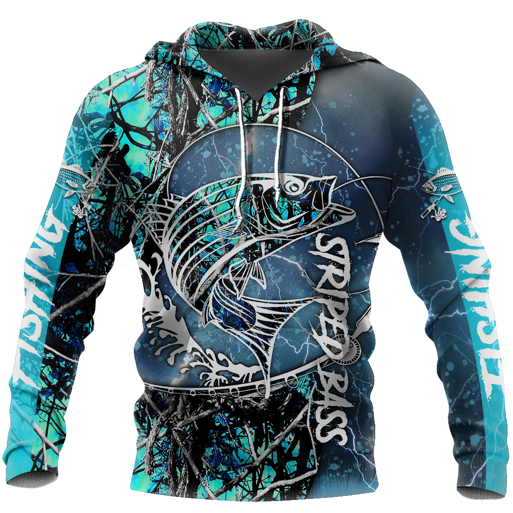 Striped Bass Fishing water camo all over printed shirts for men and women TR271202
