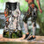 Bass Fishing - Orange Camo Combo Legging + Tank fishing outfit for women TR270301