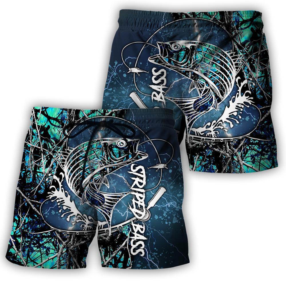 Striped Bass Fishing water camo all over printed shirts for men and women TR271202