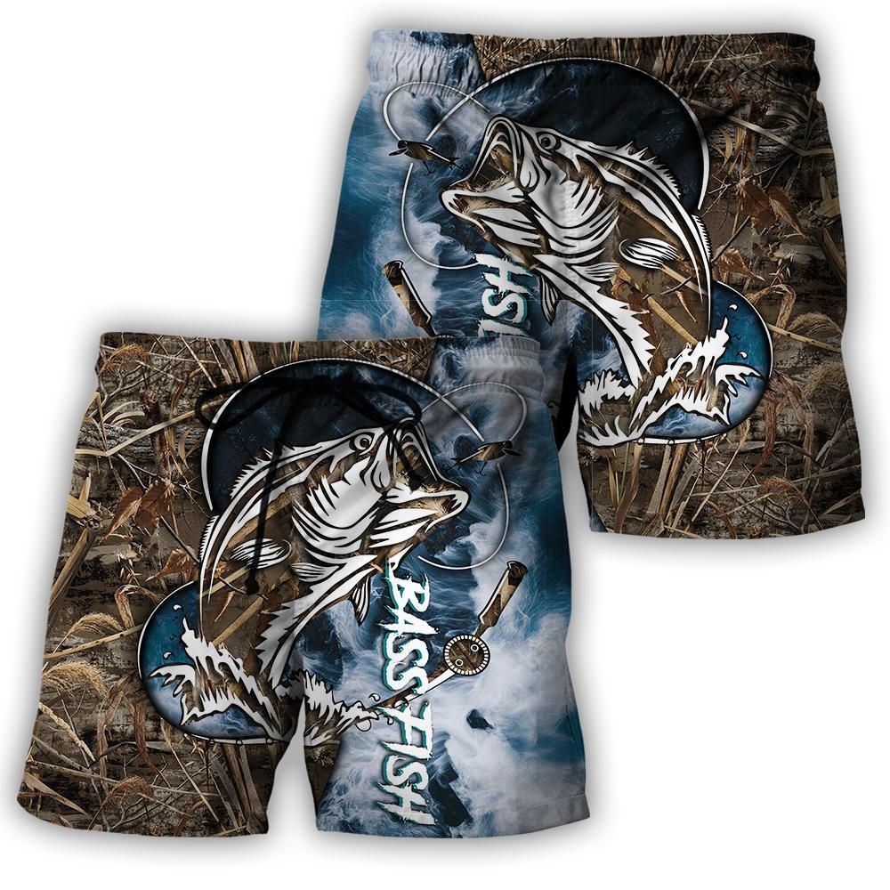 Sea Bass Fishing Huk up Gear 3D Shirts for Men and Women TR021201