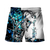 Bass Fishing Sport Blue Camo tattoo 3D shirts for men and women