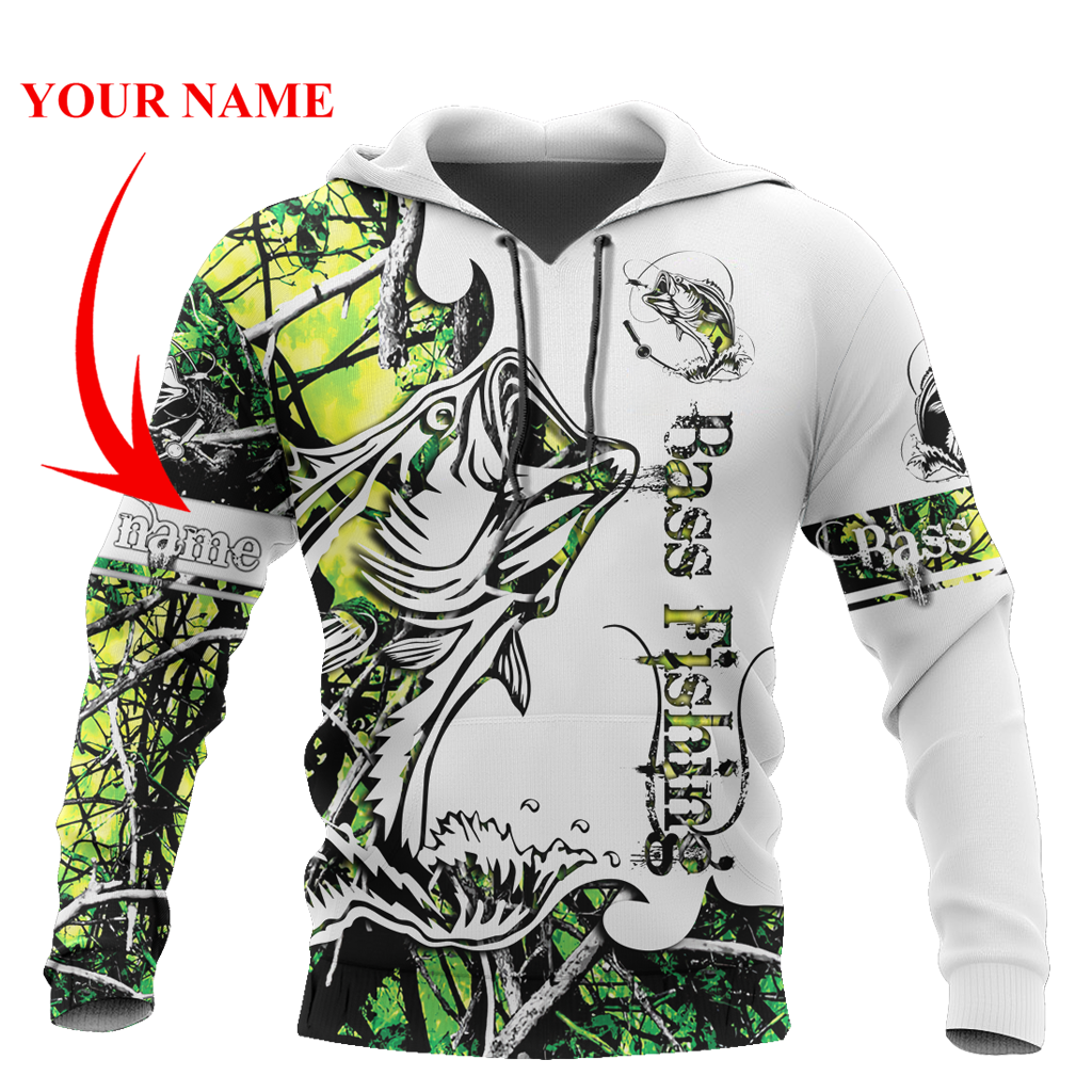 Green Bass Fishing Sport 3D all over printed shirts for men and women TR0505203