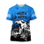 Master Baiter fishing custom name blue design 3d print shirts