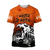 Master Baiter fishing custom name orange design 3d print shirts
