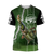 The great fish eats the small Green Fishing 3d print shirts