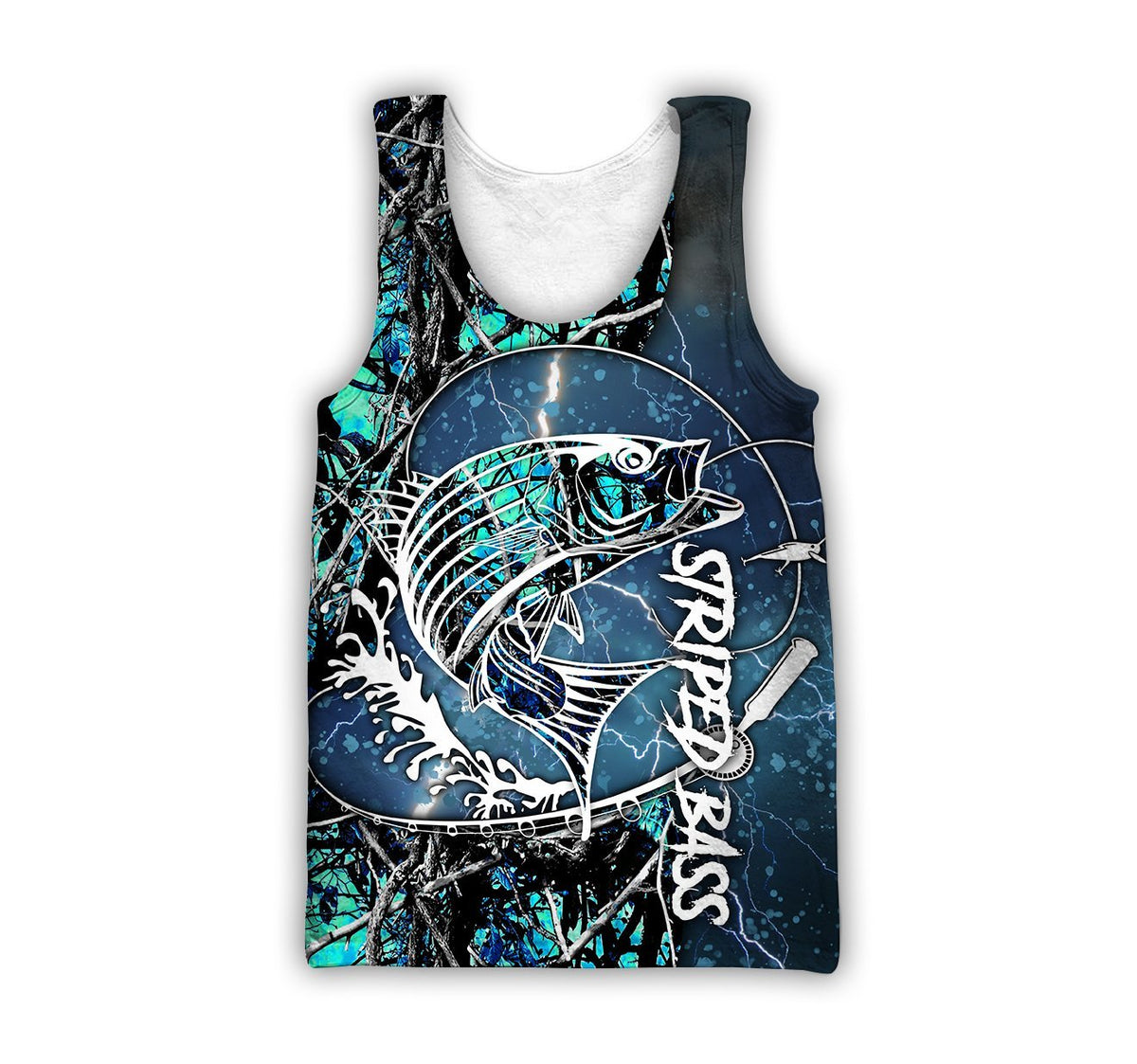 Striped Bass Fishing water camo all over printed shirts for men and women TR271202