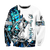 Bass Fishing Sport Blue Camo tattoo 3D shirts for men and women