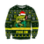 Bass Fishing Fish on Christmas Hat 3D Shirts