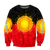 Custom name Aboriginal Flag Indigenous Sun Painting Art 3D design shirts