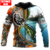 Bass Fishing Line Orange Camo Custom name fishing shirts for men and women