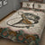 Fish on Fishing Mandala Vintage quilt bedding set