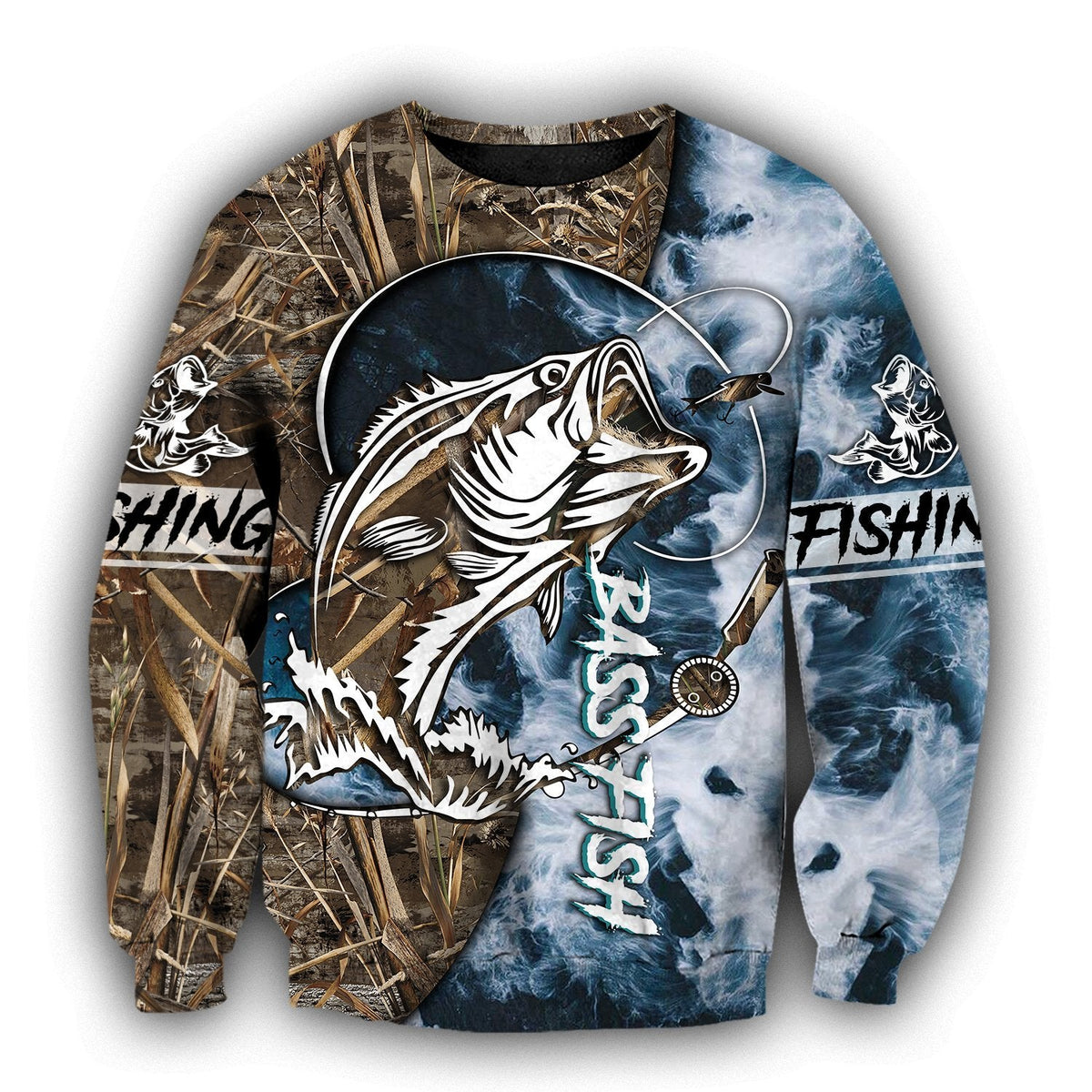 Sea Bass Fishing Huk up Gear 3D Shirts for Men and Women TR021201