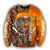 Striped Bass Fishing orange camo all over printed shirts for men and women TR271201
