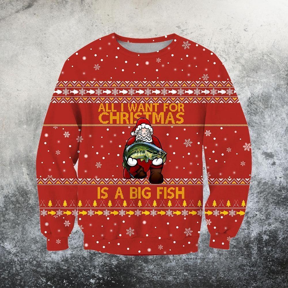 All I Want For Christmas is a Bass Fish HC10101JJ