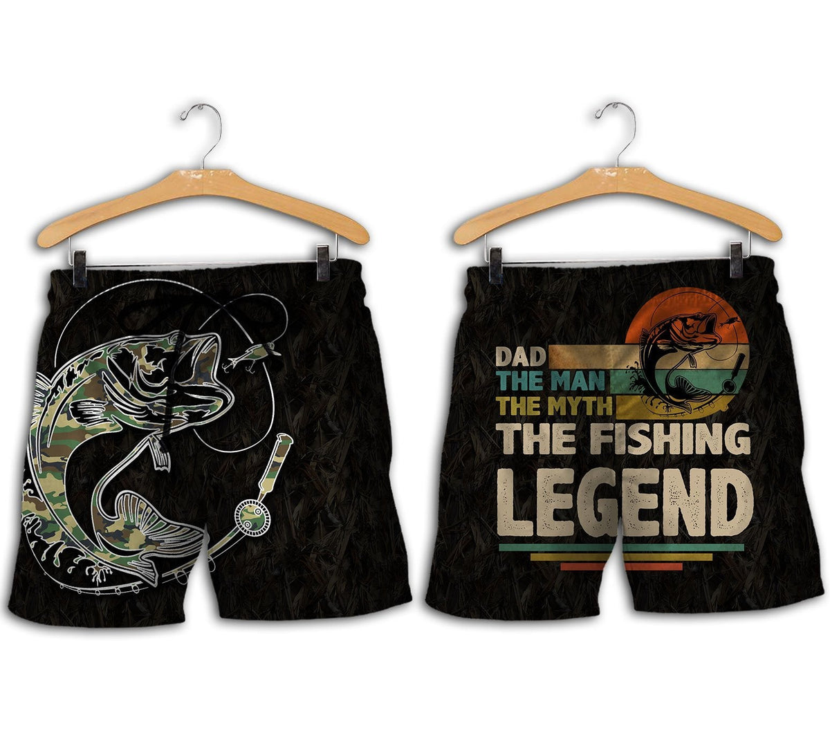 Custom name Fishing Dad The fishing Legend 3d printed shirts